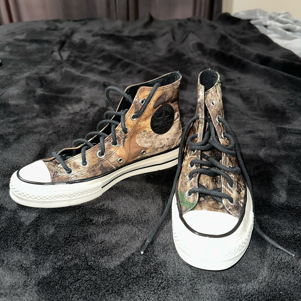 High-Top Camo Converse